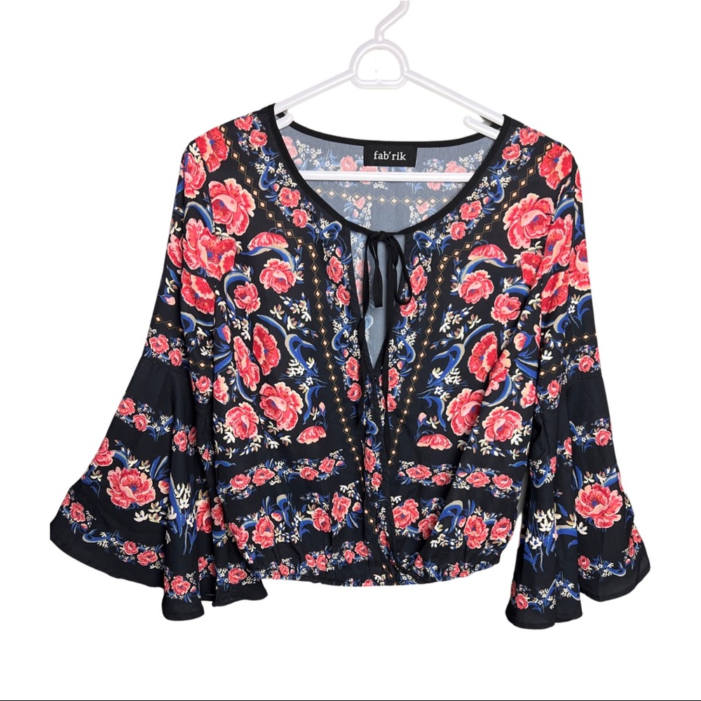 fab’rik | Women’s Floral Blouse Size S